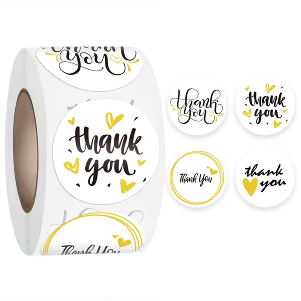 500 “Thank You” Stickers